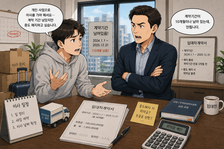 임대차계약 중도 해지